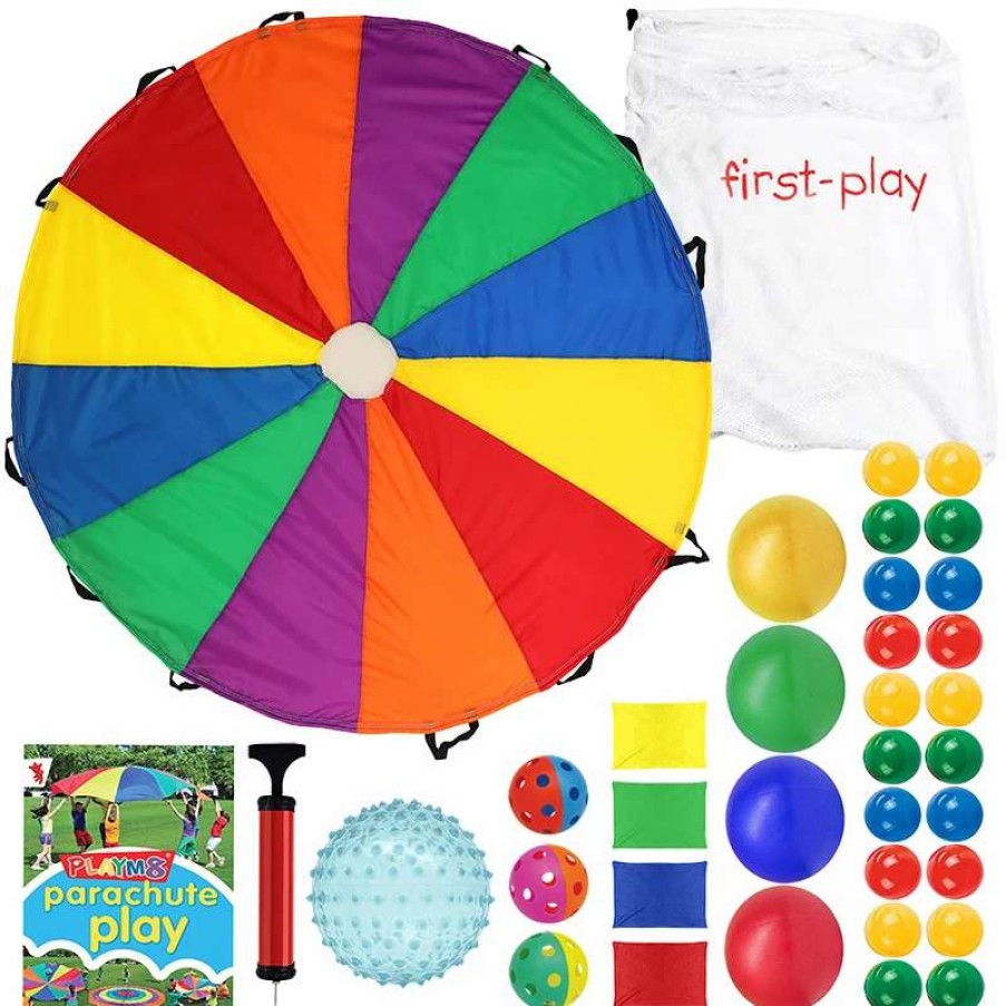 Play Equipment * | First Play Parachute Fun Pack 3.5M