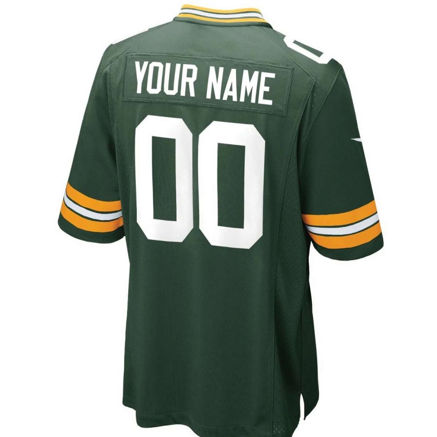 Jerseys * | Packers Nike Custom Home Game Jersey Fir Green