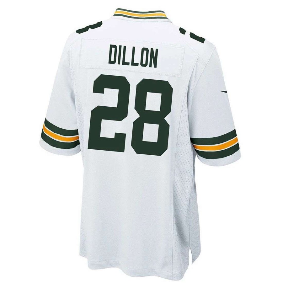 Jerseys * | #28 A.J. Dillon Away Youth Nike Game Jersey White