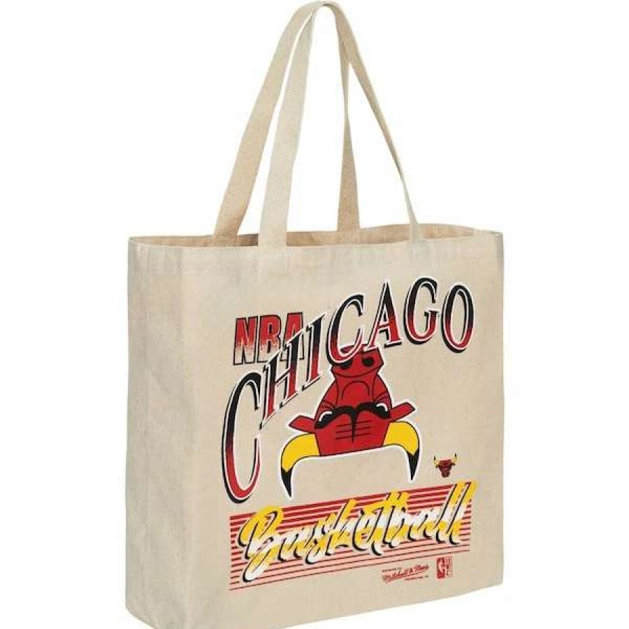 Chicago Bulls Accessories * | Women'S Mitchell & Ness Chicago Bulls Graphic Tote Bag