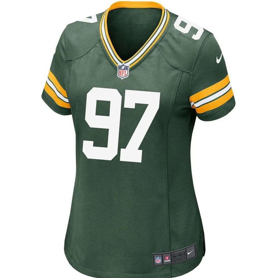 Jerseys * | #97 Kenny Clark Home Womens Nike Game Jersey Fir Green