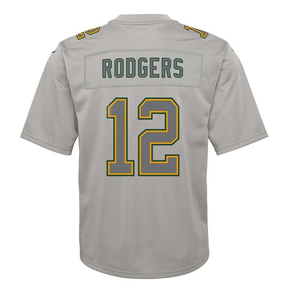 Jerseys * | #12 Rodgers Youth Nike Atmosphere Fashion Jersey Gray