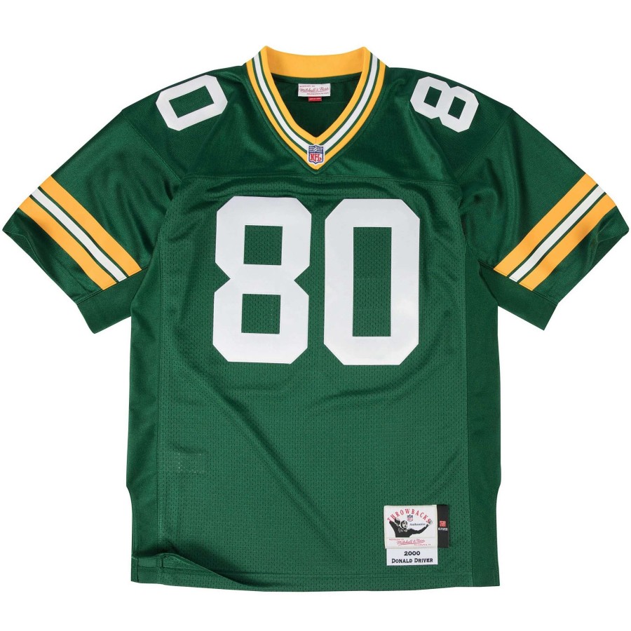 Jerseys * | #80 Driver Mitchell & Ness 2000 Authentic Jersey Green