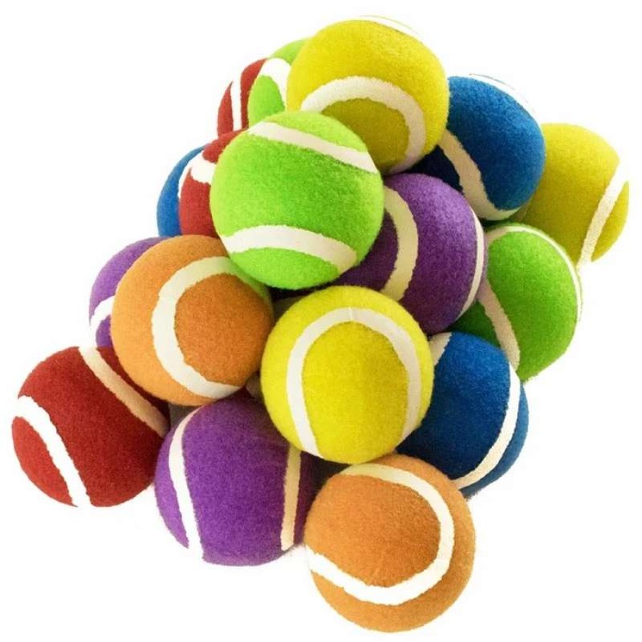 Play Equipment * | First Play Coloured Tennis Ball 20 Pack Assorted