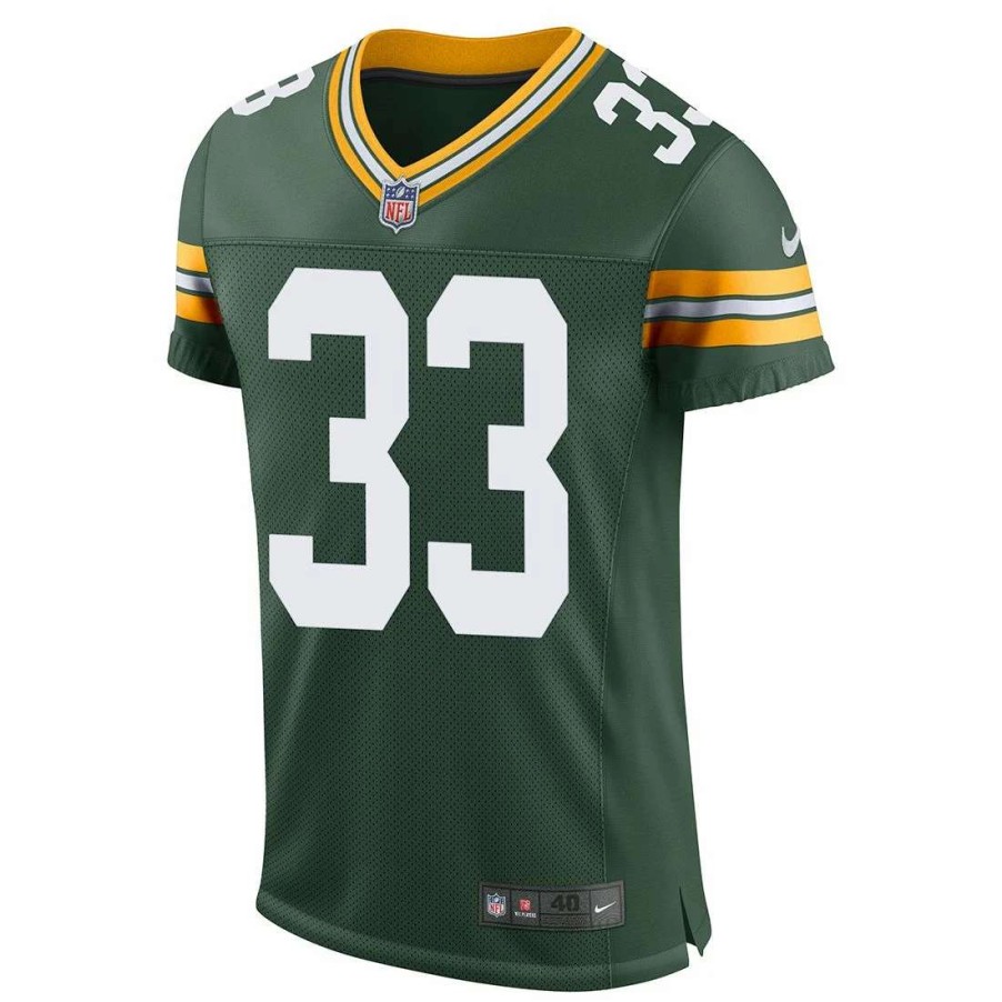 Jerseys * | #33 Aaron Jones Nike Home Elite Jersey Fir Green