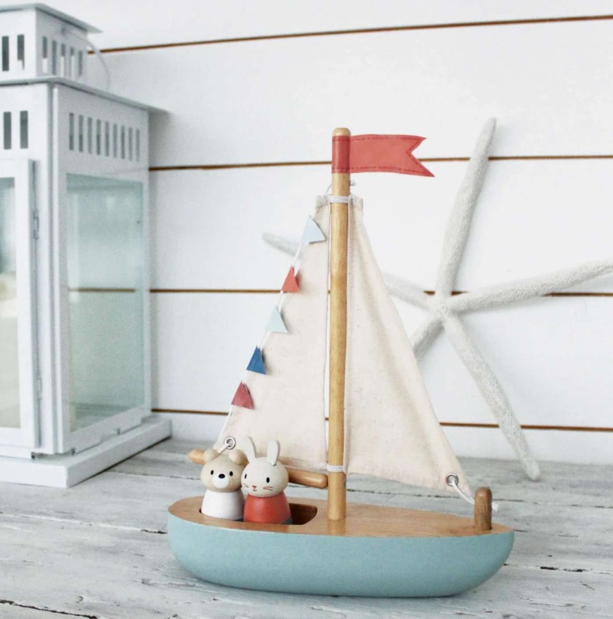 Baby & Toddler * | Tender Leaf Sailaway Boat