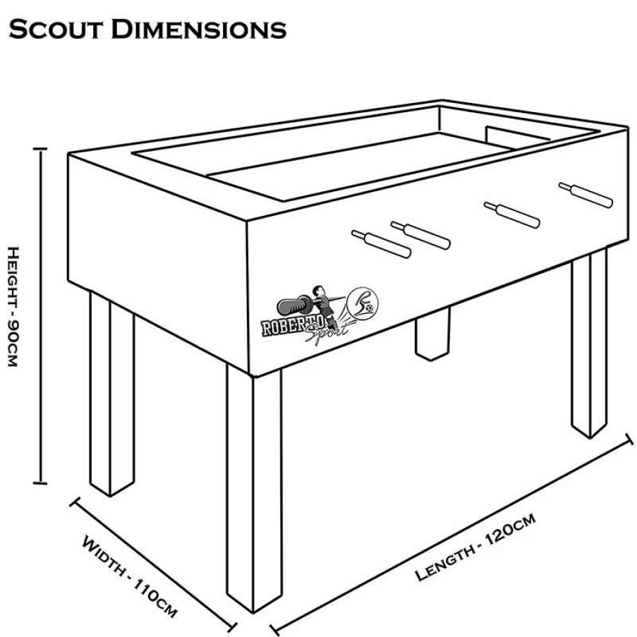 Play Equipment * | Roberto 4Ft Scout Table Football