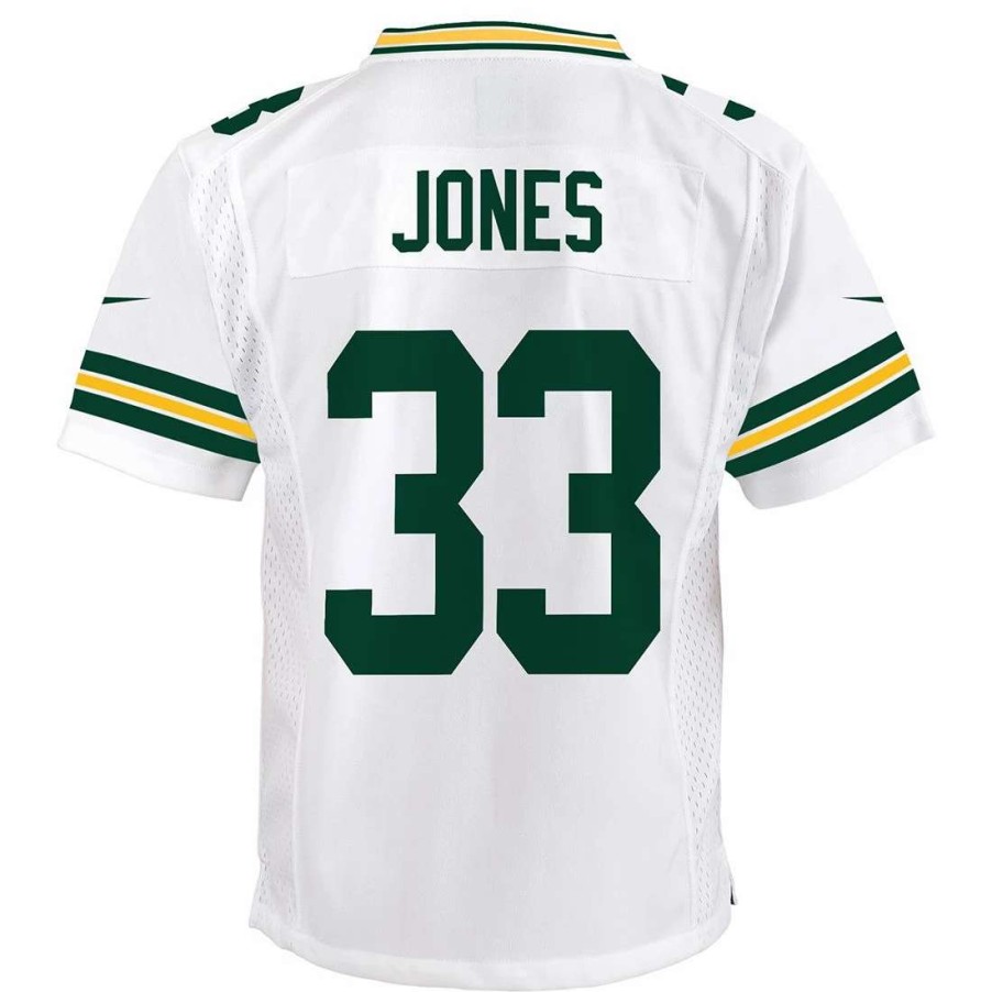 Jerseys * | #33 Aaron Jones Away Youth Nike Game Jersey White