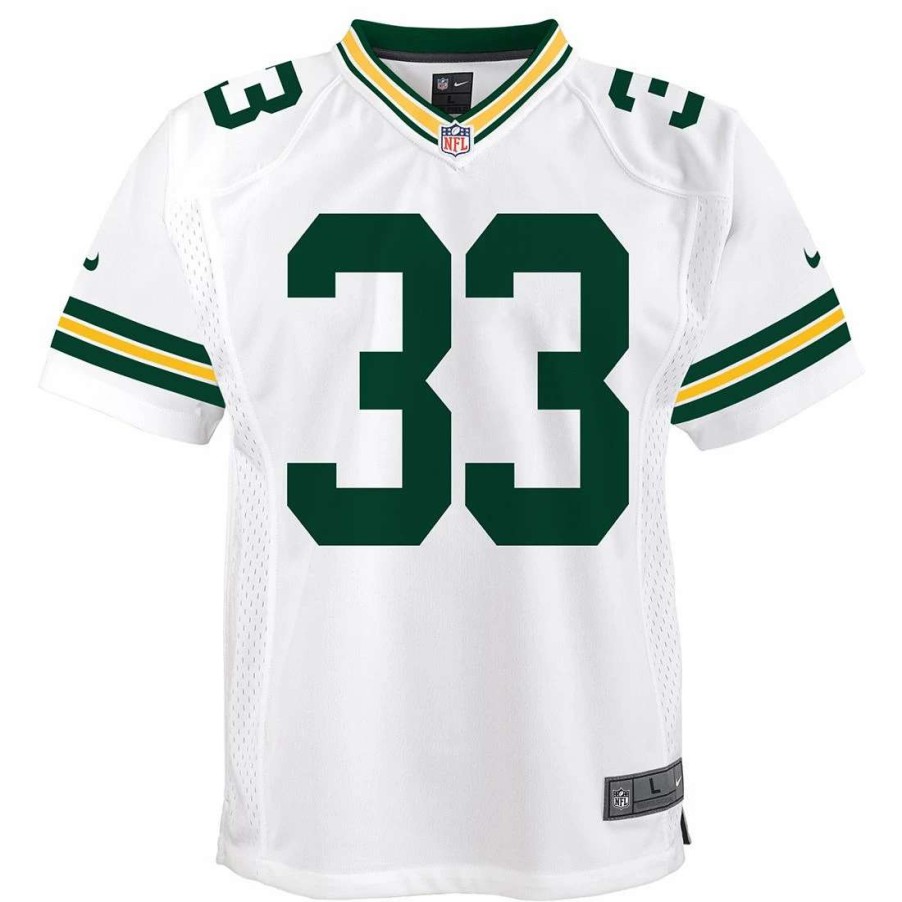 Jerseys * | #33 Aaron Jones Away Youth Nike Game Jersey White