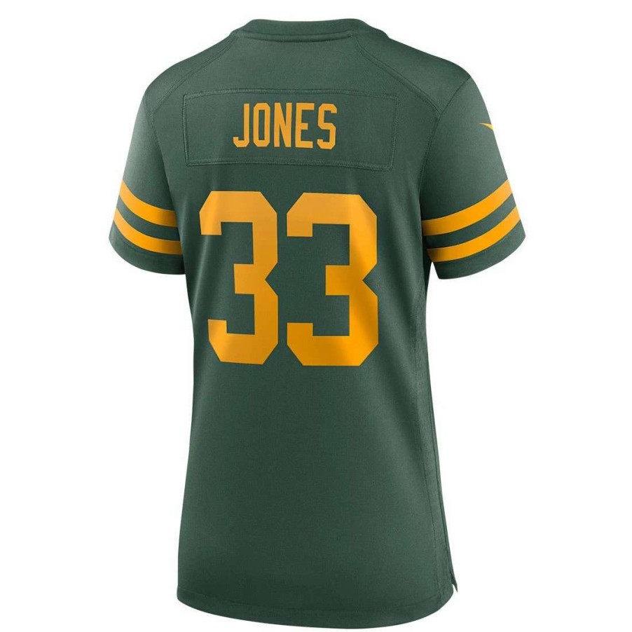 Jerseys * | 50S Classic Womens #33 Jones Nike Game Jersey Green & Gold