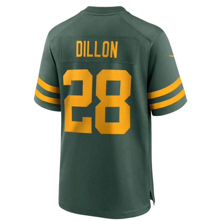 Jerseys * | Packers 50S Classic Nike #28 Dillon Game Jersey Green & Gold