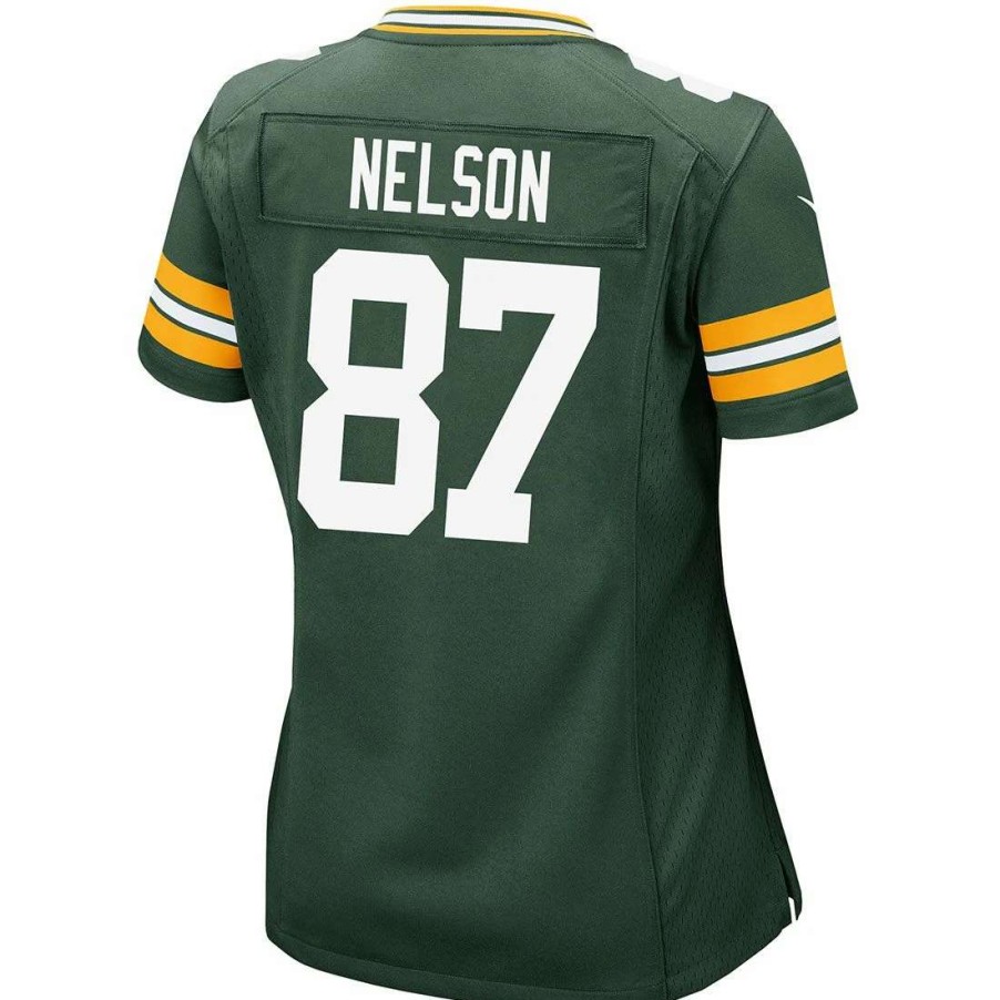 Jerseys * | #87 Jordy Nelson Home Womens Nike Game Jersey Fir Green