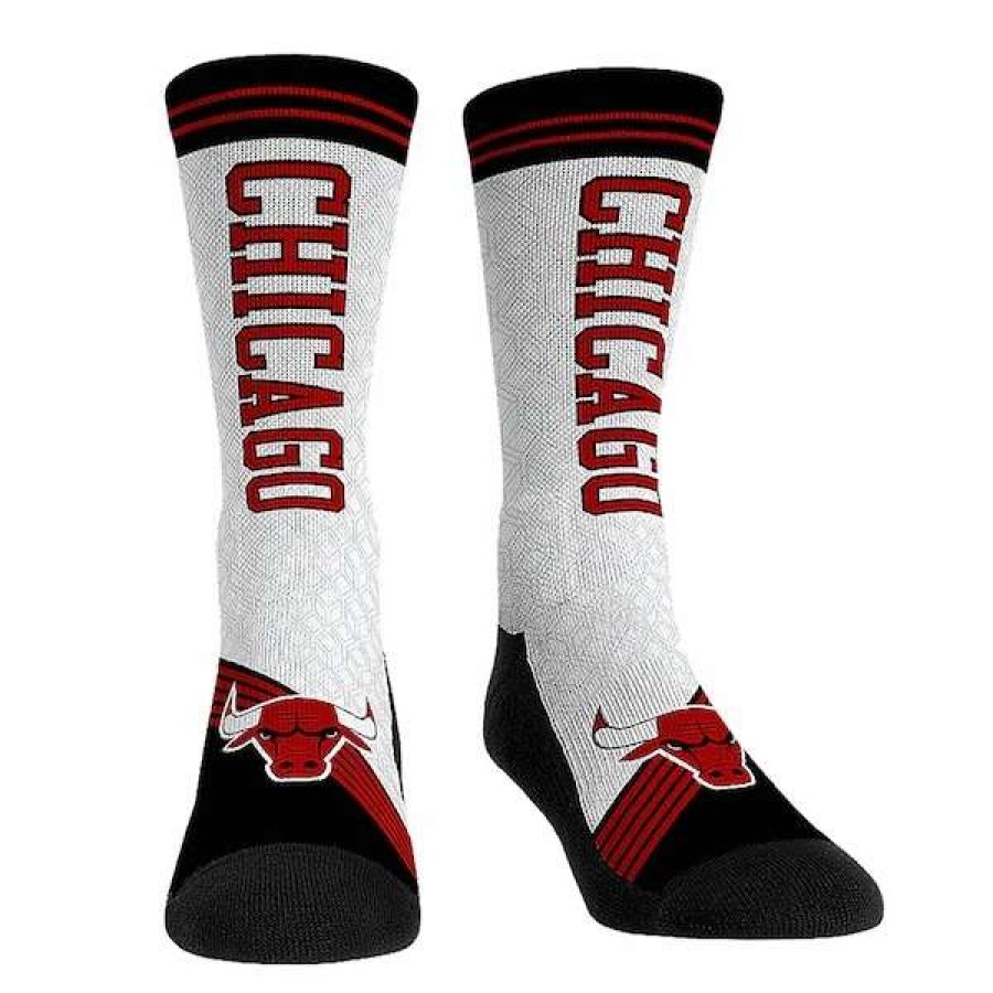 Chicago Bulls Accessories * | Youth Rock Em Socks Chicago Bulls 2022/23 City Edition Three-Pack Crew Socks Set