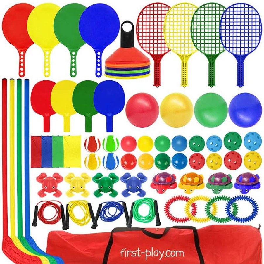 Play Equipment * | First Play Multi Colour Activity Holdall