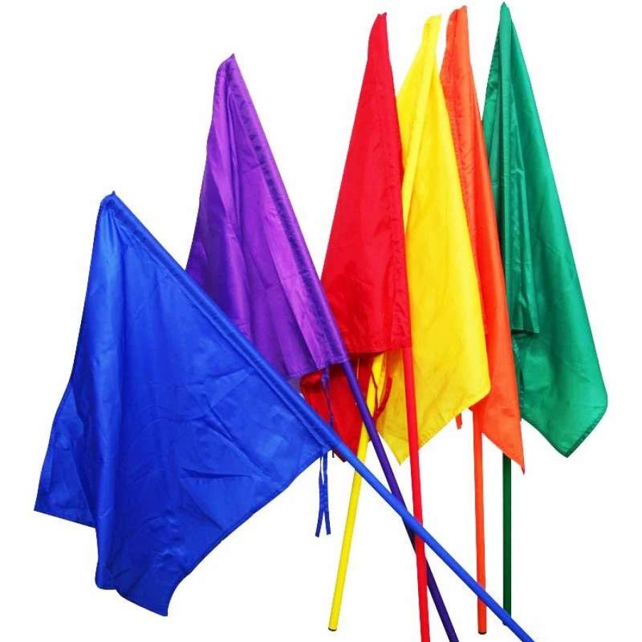 Play Equipment * | Playm8 Dance Flag 6 Pack Assorted