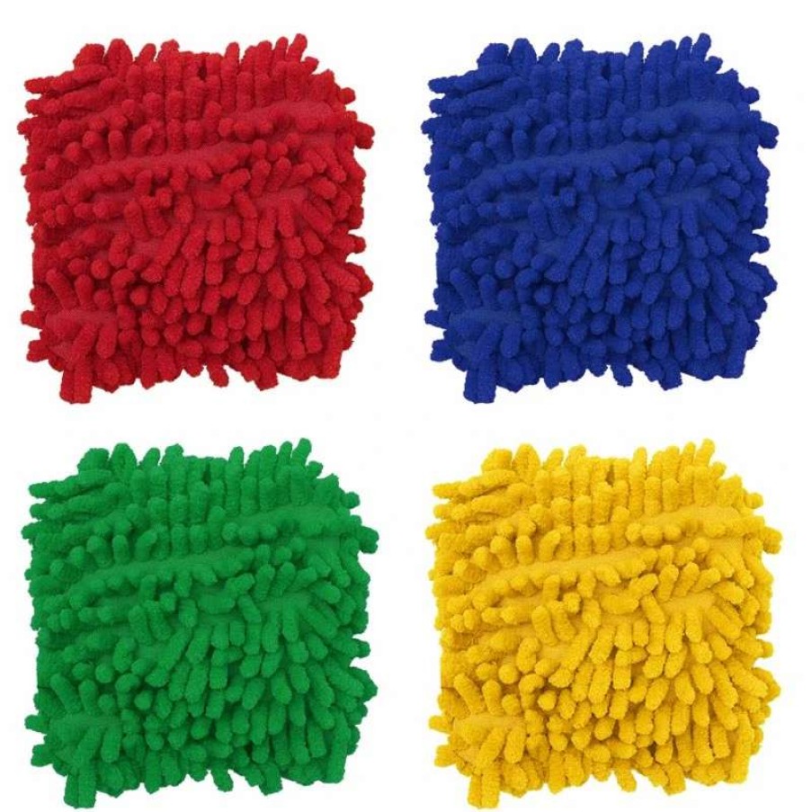 Play Equipment * | First Play Sensory Tactile Bean Bags 4 Pack