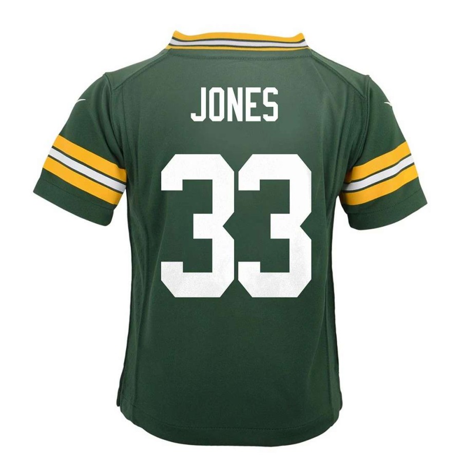 Jerseys * | #33 Aaron Jones Home Pre-School Nike Game Jersey Fir Green