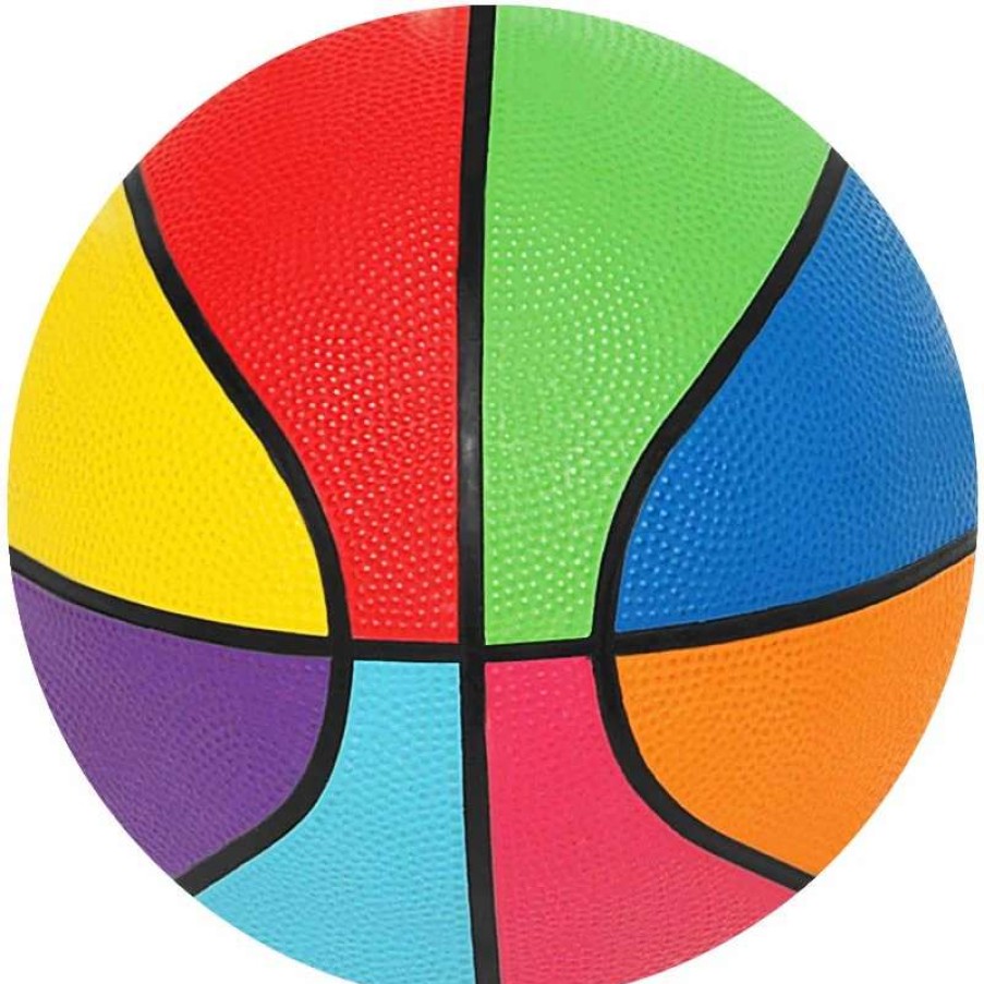 Play Equipment * | First Play Mini Rainbow Basketball