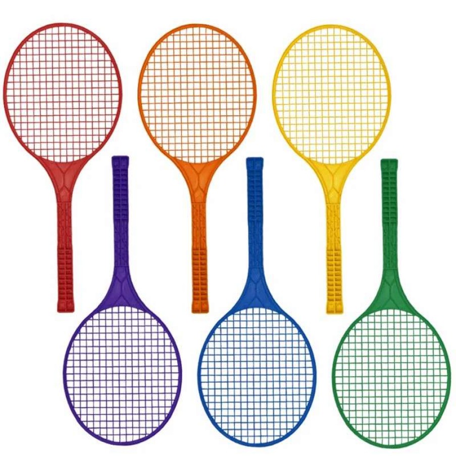 Play Equipment * | Playm8 Tennis Racket 6 Pack Assorted