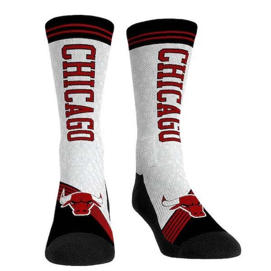 Chicago Bulls Accessories * | Rock Em Socks Chicago Bulls 2022/23 City Edition Crew Socks