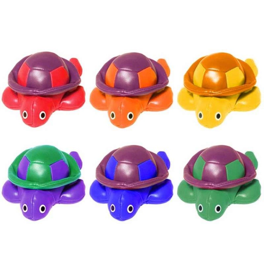 Play Equipment * | Playm8 Bean Bag Turtles 6 Pack Assorted