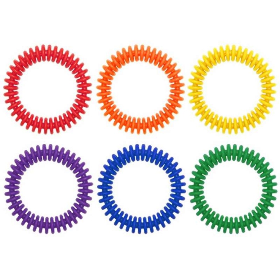 Play Equipment * | Playm8 Telephone Wire Quoits 6 Pack 15Cm Assorted