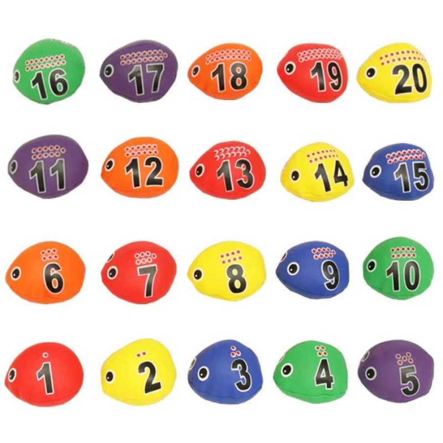 Play Equipment * | Playm8 Numbered Bean Bag Bugs 20 Pack