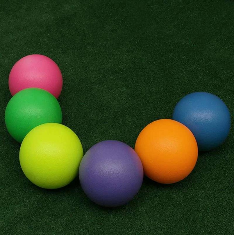 Play Equipment * | Playm8 Neon Coated Ball 6 Pack 16Cm Assorted