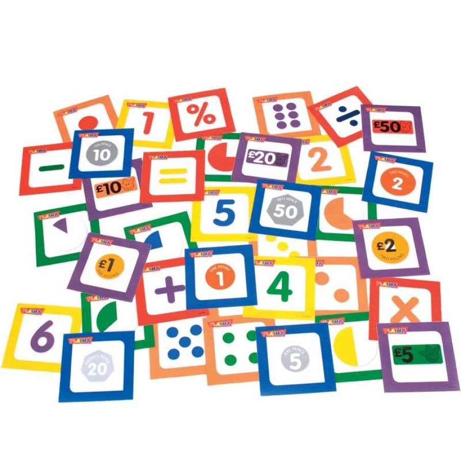 Play Equipment * | Playm8 Instruction Cube Numeracy Cards