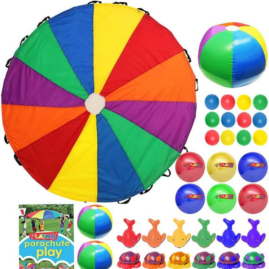 Play Equipment * | Playm8 Play Parachute Inc Play Kit 5M