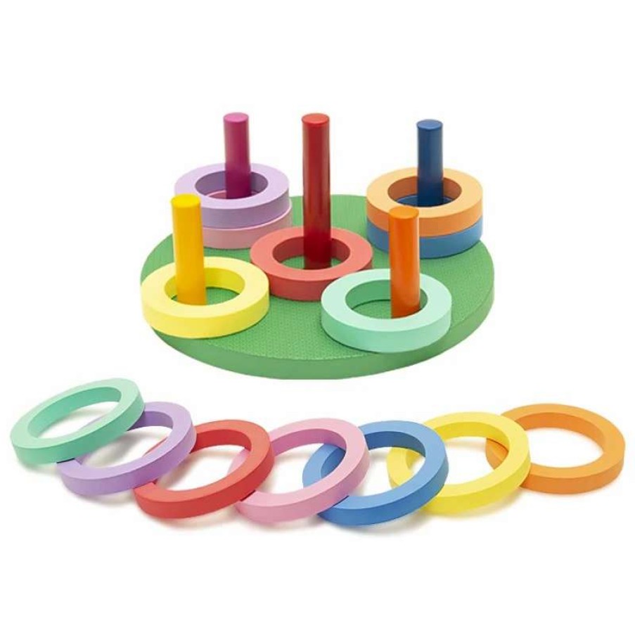 Play Equipment * | Playm8 Foam Ring Toss Assorted