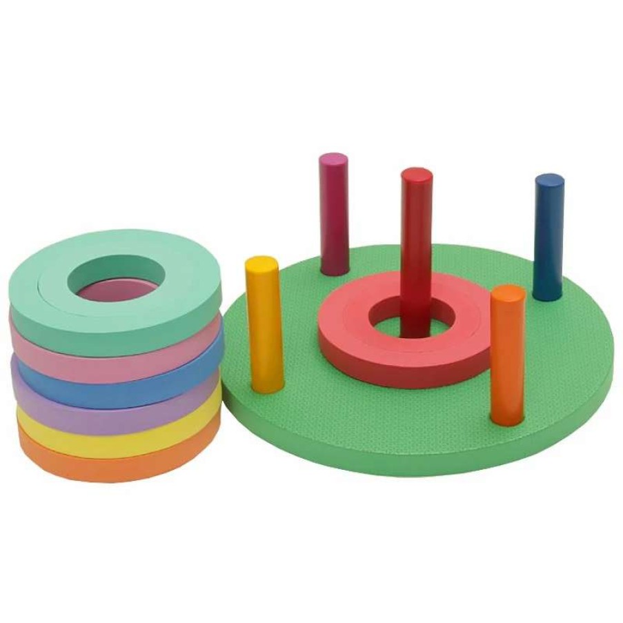 Play Equipment * | Playm8 Foam Ring Toss Assorted