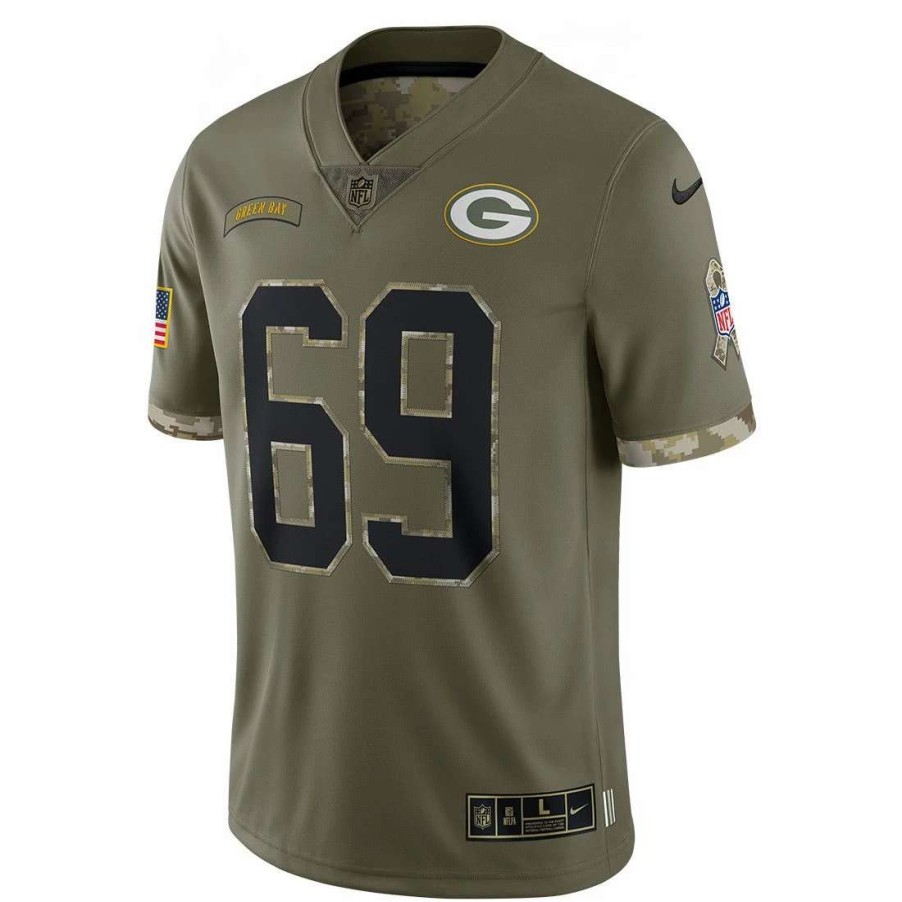 Jerseys * | Packers Nike 2022 Salute To Service #69 Jersey Olive