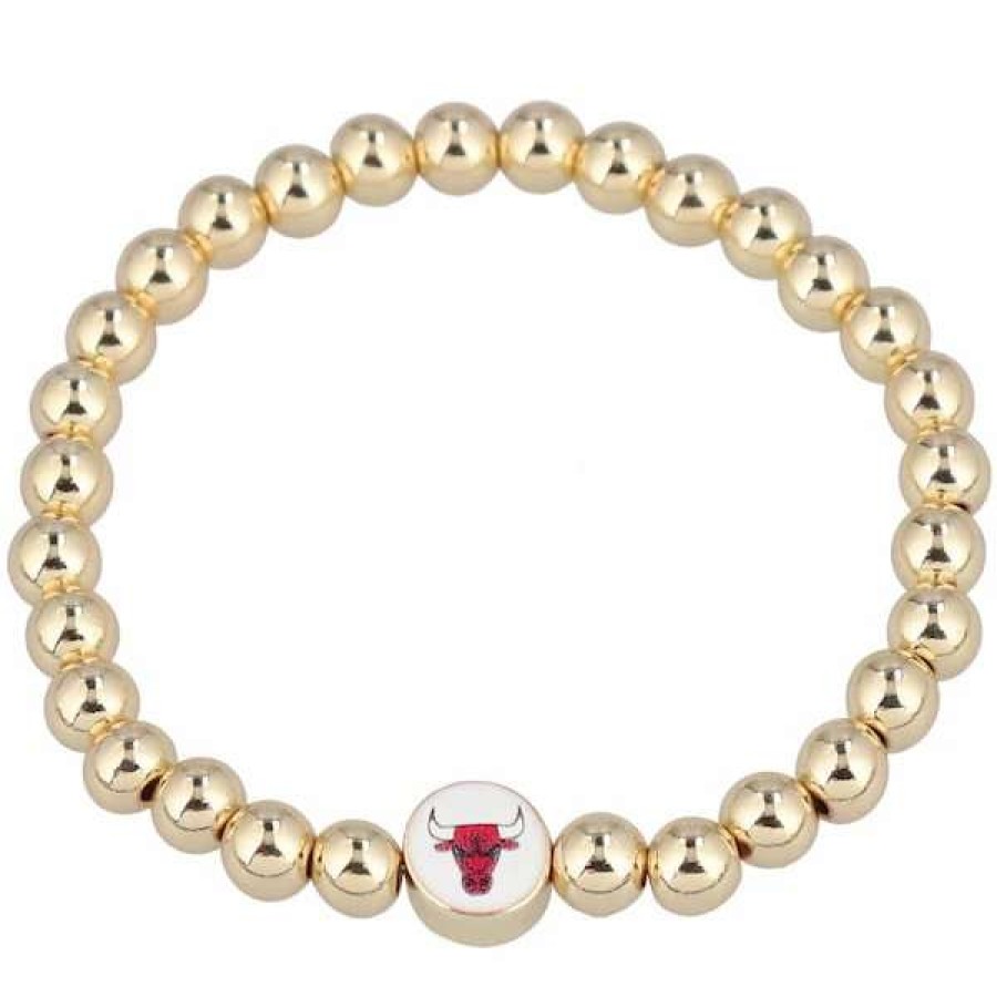 Chicago Bulls Accessories * | Women'S Baublebar Gold Chicago Bulls Pisa Bracelet