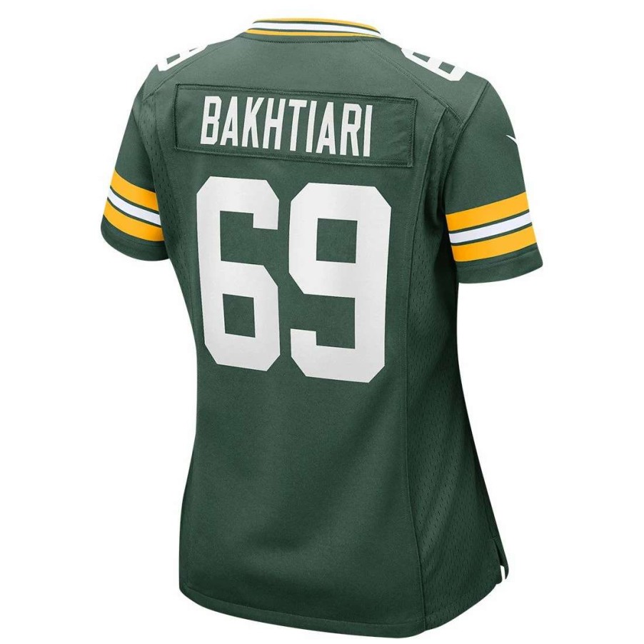 Jerseys * | #69 David Bakhtiari Home Womens Nike Game Jersey Fir Green