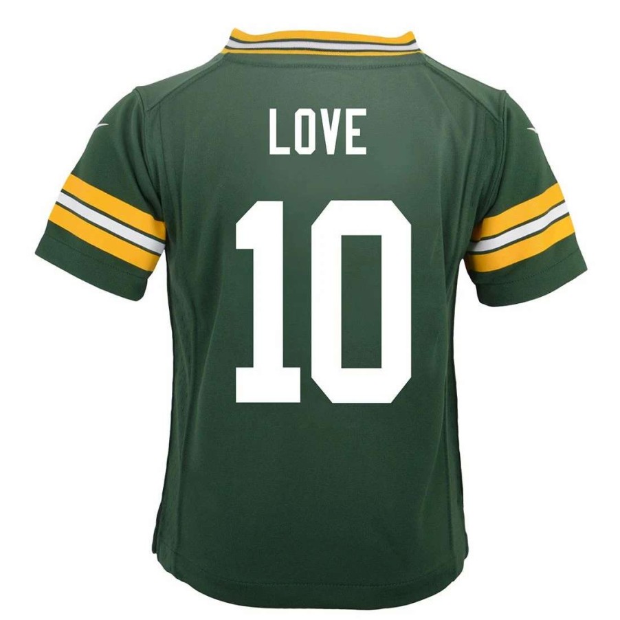 Jerseys * | #10 Jordan Love Home Toddler Nike Game Jersey Fir Green