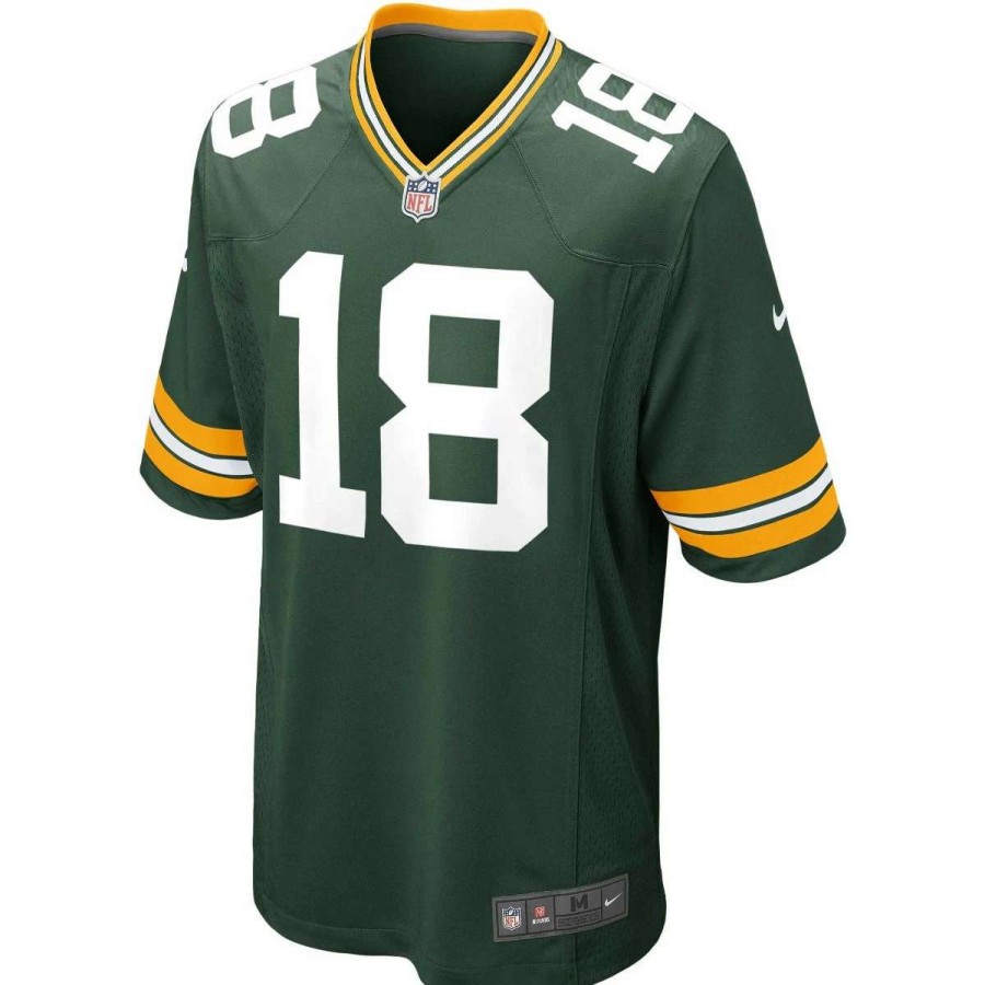 Jerseys * | #18 Randall Cobb Nike Home Game Jersey Fir Green