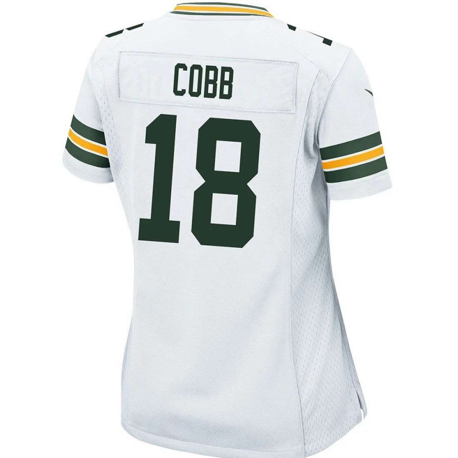 Jerseys * | #18 Randall Cobb Away Womens Nike Game Jersey White