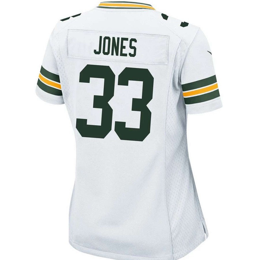 Jerseys * | #33 Aaron Jones Away Womens Nike Game Jersey White