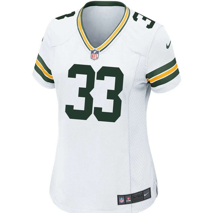 Jerseys * | #33 Aaron Jones Away Womens Nike Game Jersey White