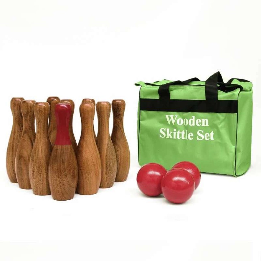 Play Equipment * | Urban Wooden Skittle Set