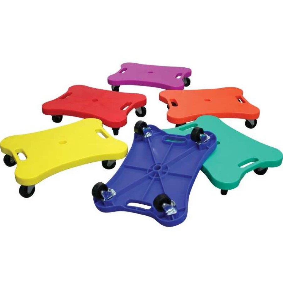 Play Equipment * | Playm8 Scooter Base 6 Pack Assorted