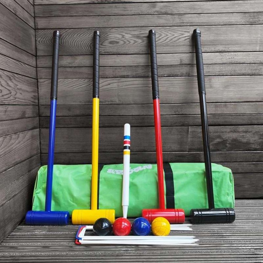 Play Equipment * | Urban Lawn Croquet Hardwood Set