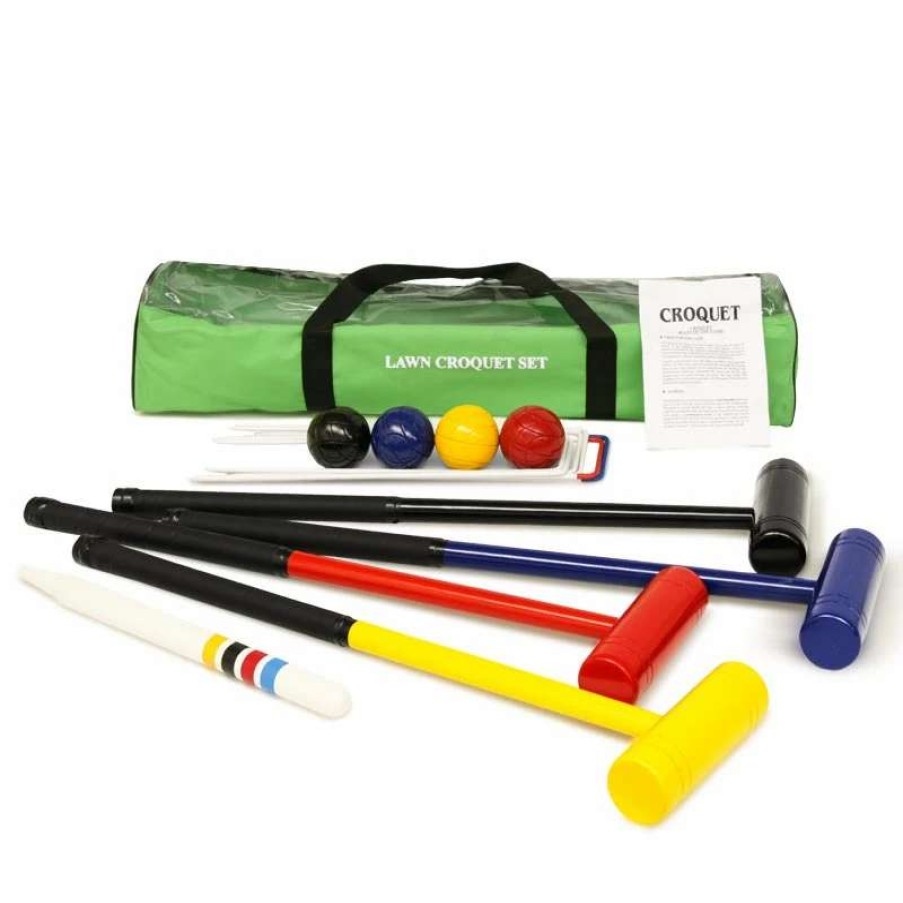 Play Equipment * | Urban Lawn Croquet Hardwood Set