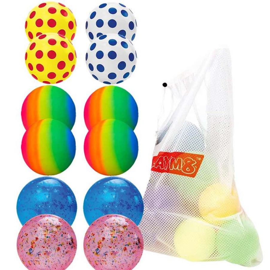 Play Equipment * | Playm8 Visual Playball Pack Assorted