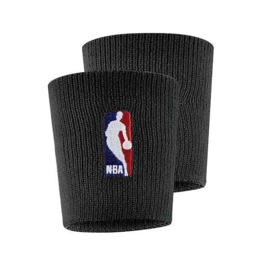 Chicago Bulls Accessories * | Nike Black Nba Wristbands