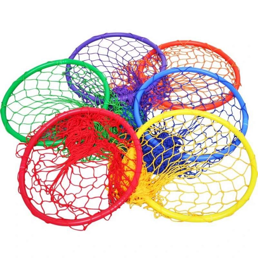 Play Equipment * | Playm8 Hoop Net 6 Pack 45Cm Assorted