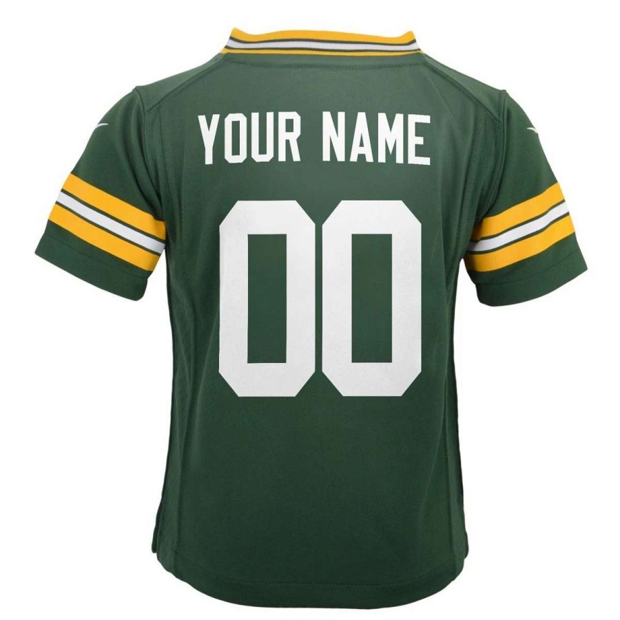 Jerseys * | Packers Pre-School Nike Custom Home Game Jersey Green