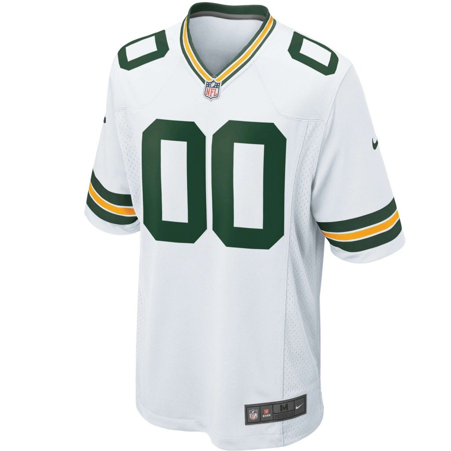 Jerseys * | Packers Youth Nike Custom Away Game Jersey White