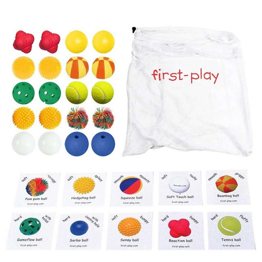 Play Equipment * | First Play Touch N Feel Tactile Ball Bag